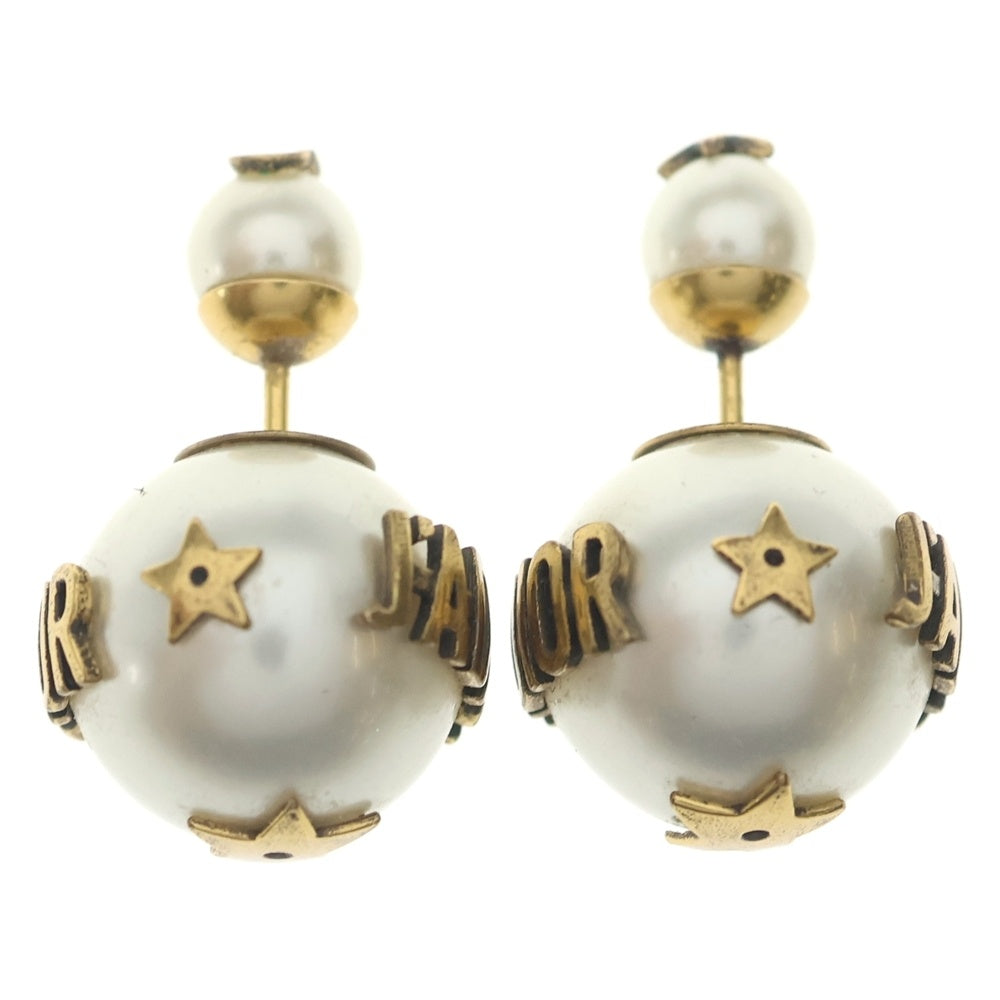 Christian Dior(クリスチャンディオール) ジャディオール パールピアス ホワイト×ゴールド GP レディース