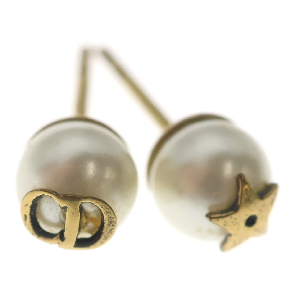 Christian Dior(クリスチャンディオール) ジャディオール パールピアス ホワイト×ゴールド GP レディース