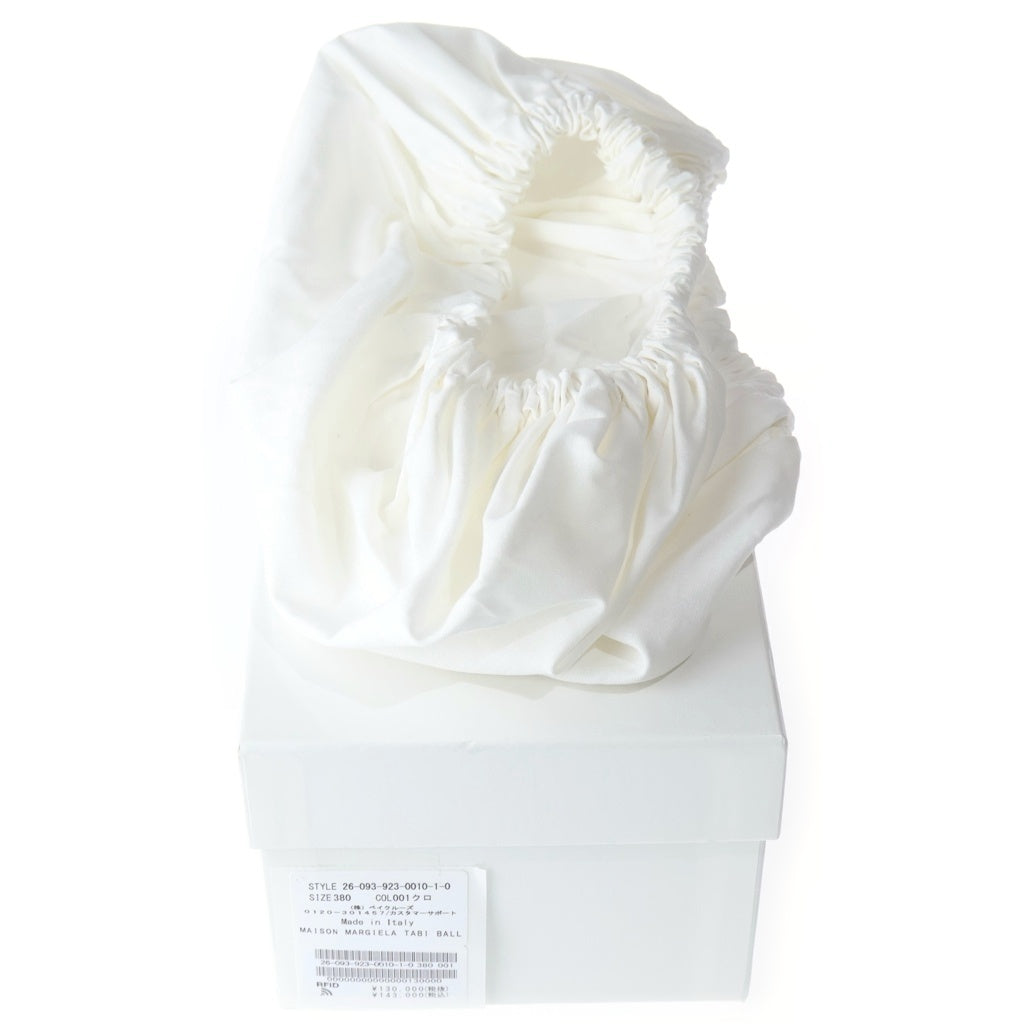 Maison Margiela(メゾンマルジェラ) タビ ニューバレエレザー シューズ ブラック 38 レディース