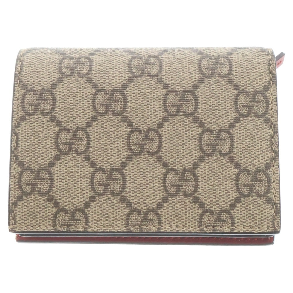 GUCCI グッチ GGスプリーム チェリー さくらんぼ 二つ折り財布の Gucci