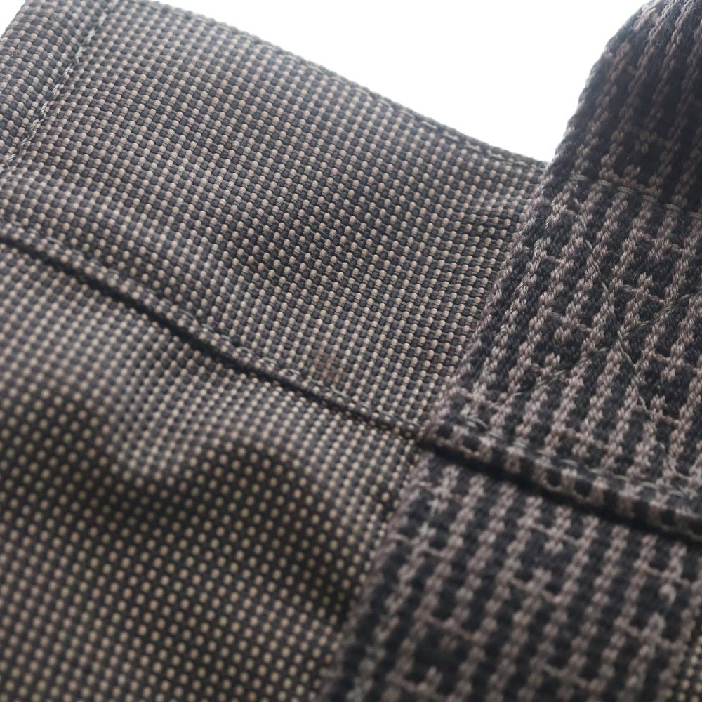 HERMES(エルメス) エールラインPM キャンバス ハンド トートバッグ シルバー金具 グレー レディース