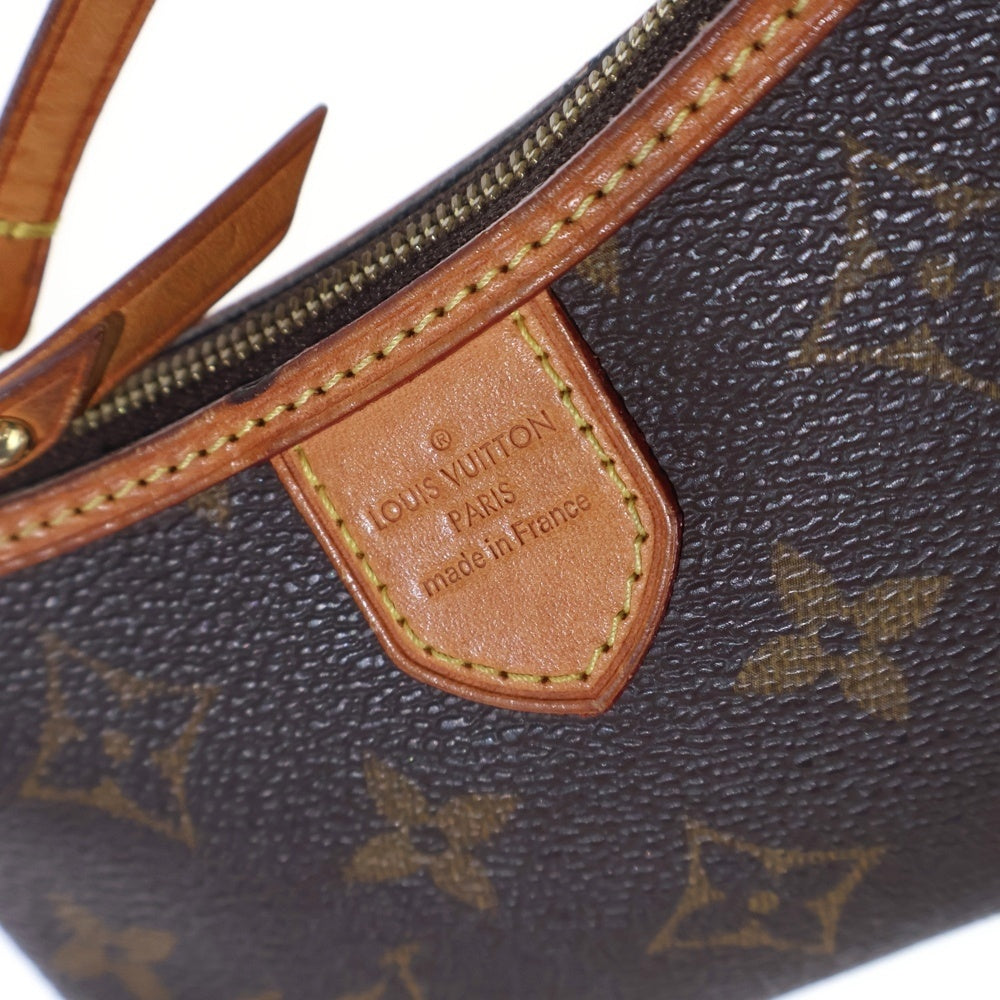 LOUIS VUITTON(ルイヴィトン) ミニ ポシェット ディライトフル モノグラム PVC レザーアクセサリーポーチ ゴールド金具 ブラウン M40309 レディース