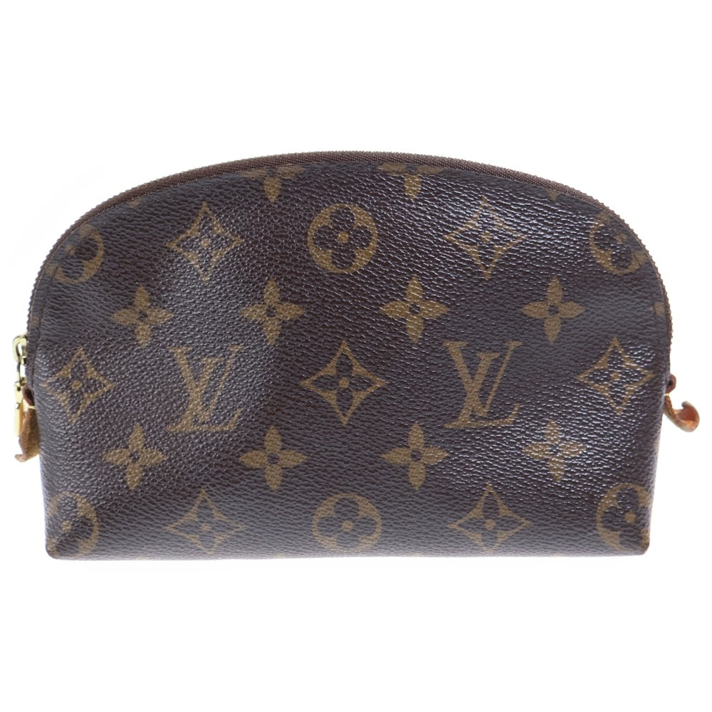 LOUIS VUITTON(ルイヴィトン) ポシェットコスメティックPM モノグラム PVC レザー ポーチ ゴールド金具 ブラウン M47515 レディース