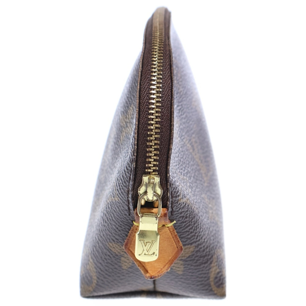 LOUIS VUITTON(ルイヴィトン) ポシェットコスメティックPM モノグラム PVC レザー ポーチ ゴールド金具 ブラウン M47515 レディース