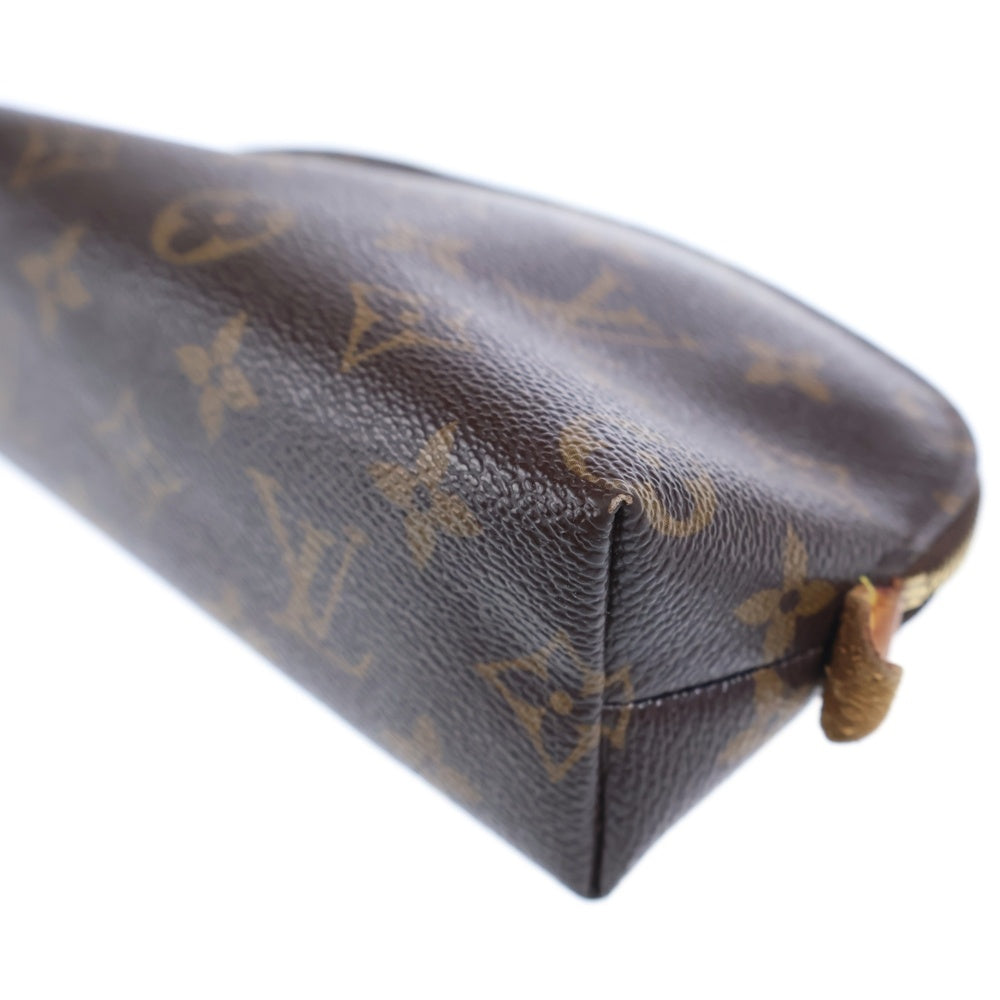 LOUIS VUITTON(ルイヴィトン) ポシェットコスメティックPM モノグラム PVC レザー ポーチ ゴールド金具 ブラウン M47515 レディース