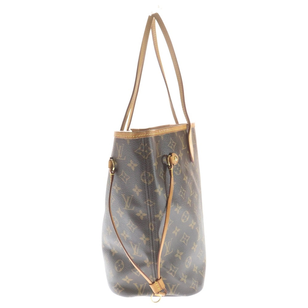 LOUIS VUITTON(ルイヴィトン) モノグラム ネヴァーフルMM トートバッグ ハンドバッグ ブラウン×ピンク レザー×PVC M50366 ゴールド金具 レディース