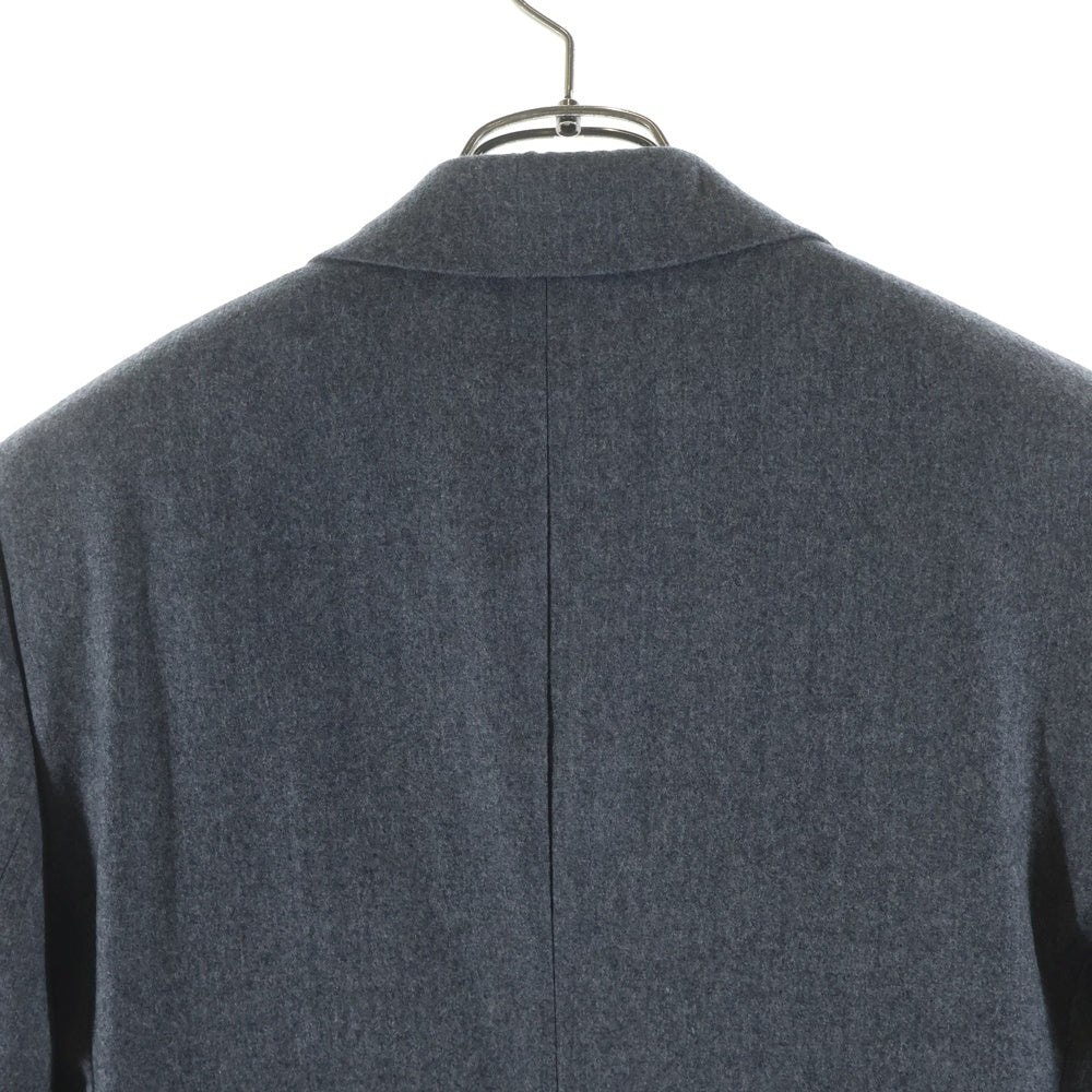 FERRAGAMO(フェラガモ) ピークドラペル 1B メタルボタン シングル テーラードジャケット ウール グレー 13J775 レディース
