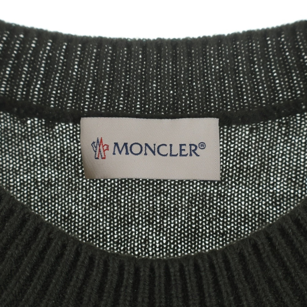 MONCLER(モンクレール) GIROCOLLO TRICOT トリコット クルーネック ニット セーター カーキ G20939C00012 M1223