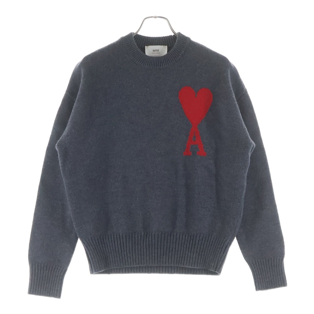 す*ず様 AMI PARISアミパリス AMI DE COEUR ニット セータ ami paris(アミパリス) AMI DE COEUR CREW NECK SWEATER アミ ドゥ