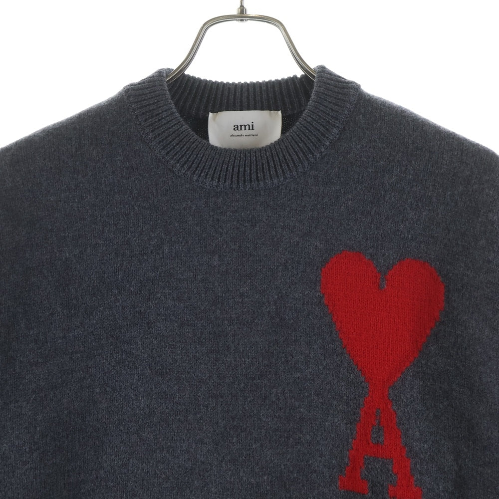 す*ず様 AMI PARISアミパリス AMI DE COEUR ニット セータ ami paris(アミパリス) AMI DE COEUR CREW NECK SWEATER アミ ドゥ