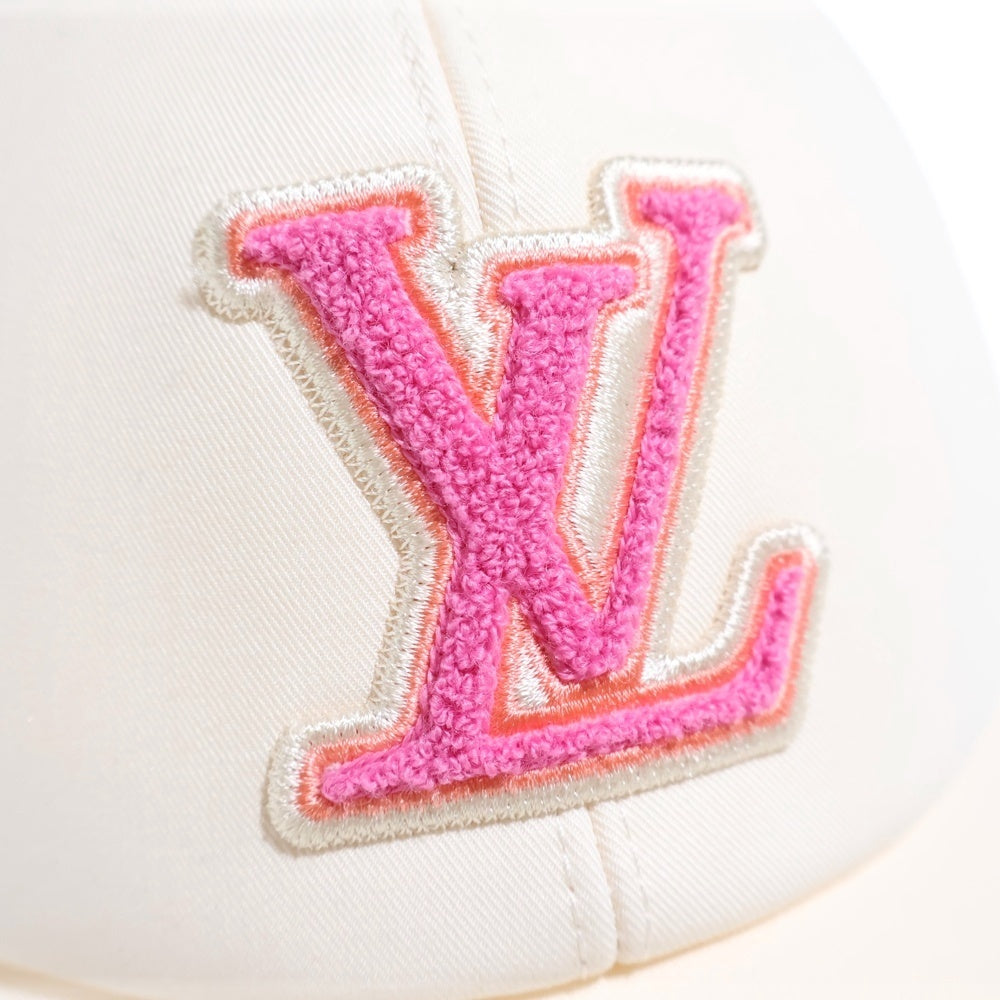 LOUIS VUITTON(ルイヴィトン) キャップ・LVシグネチャー キャップ 帽子 アイボリー×ピンク M7289L レディース