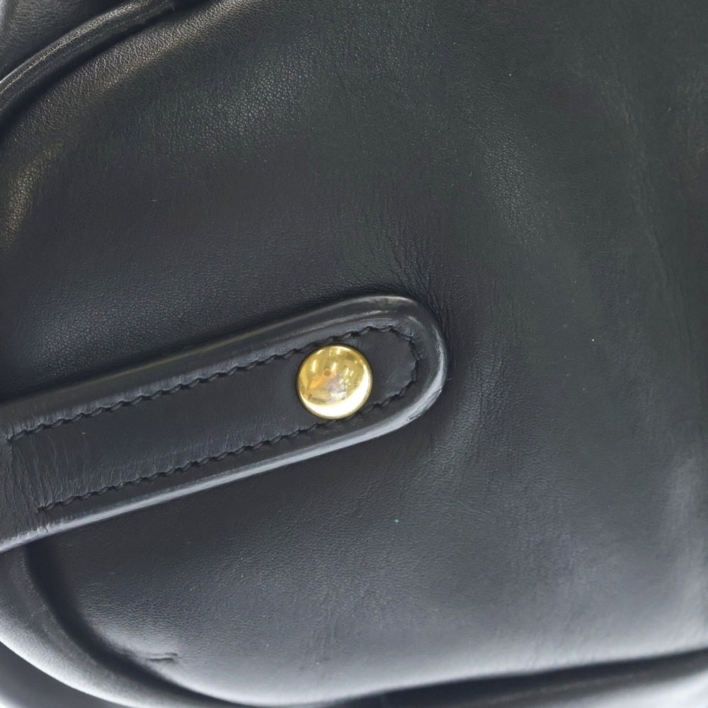 PRADA(プラダ) ギャザー ワンショルダーバッグ レザー ブラック BR4225 レディース
