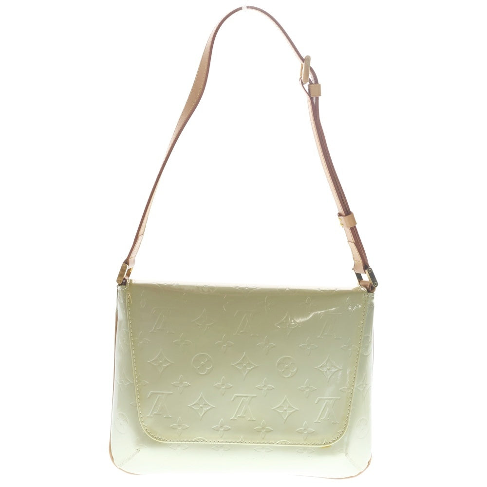 LOUIS VUITTON(ルイヴィトン) ヴェルニ トンプソンストリート ショルダーバッグ ライトグリーン パテントレザー M91069 ゴールド金具 レディース