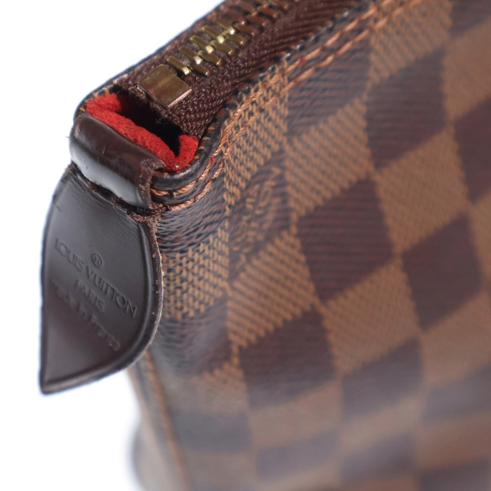 LOUIS VUITTON(ルイヴィトン) ダミエ サレヤPM トートバッグ ハンドバッグ ブラウン レザー×PVC N51183 ゴールド金具 レディース