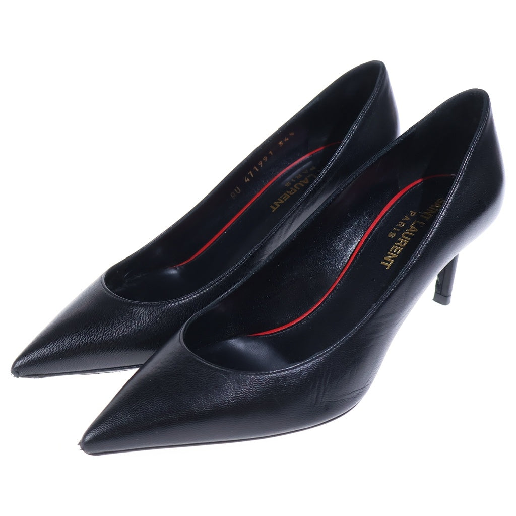 SAINT LAURENT PARIS(サンローランパリ) ポインテッドトゥハイヒール ブラック 471991 レディース