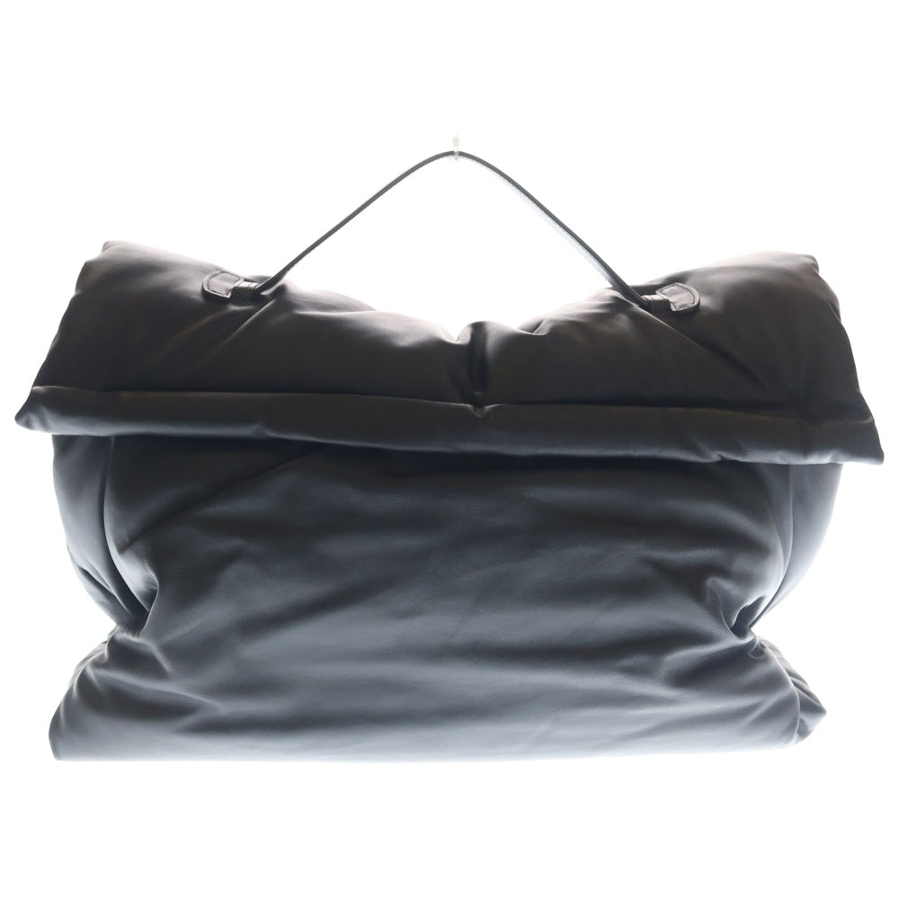CELINE(セリーヌ) ピローバッグ レザー 中綿 ハンドバッグ ブラック レディース