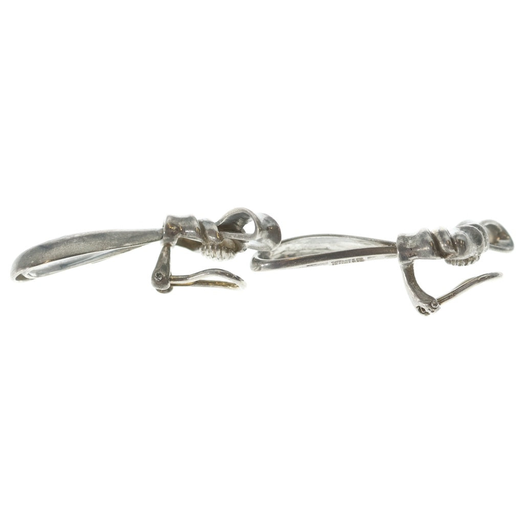 TIFFANY & Co.(ティファニー) リボン イヤリング シルバー SV925