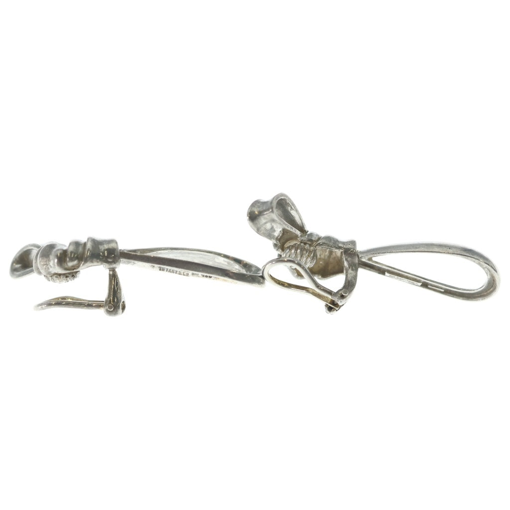 TIFFANY & Co.(ティファニー) リボン イヤリング シルバー SV925