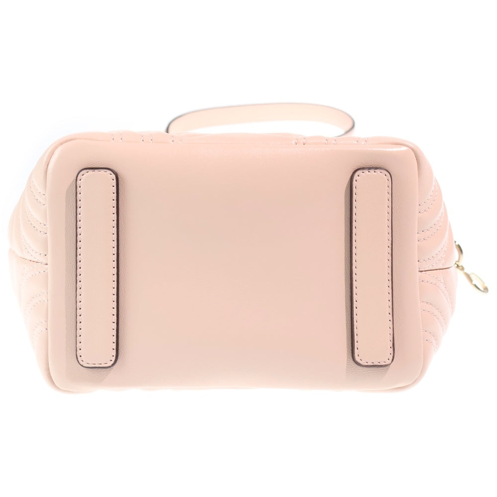 GUCCI(グッチ) GGマーモント 2WAYハンドバッグ ショルダーバッグ ペールピンク レザー 847386 ゴールド金具 レディース