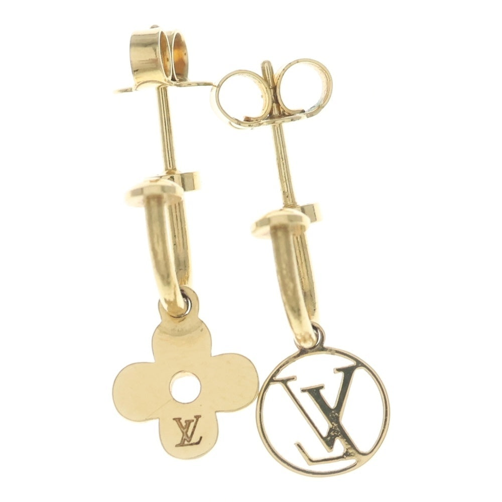 LOUIS VUITTON(ルイヴィトン) ブックルドレイユ ブルーミング ピアス ゴールド M64859 レディース
