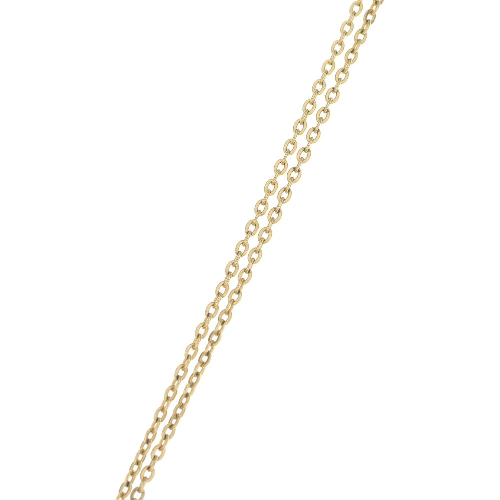 LOUIS VUITTON(ルイヴィトン) ナノグラム ミニチュアネームタグ ネックレス ペンダント チェーン シルバー×ゴールド M63141 レディース