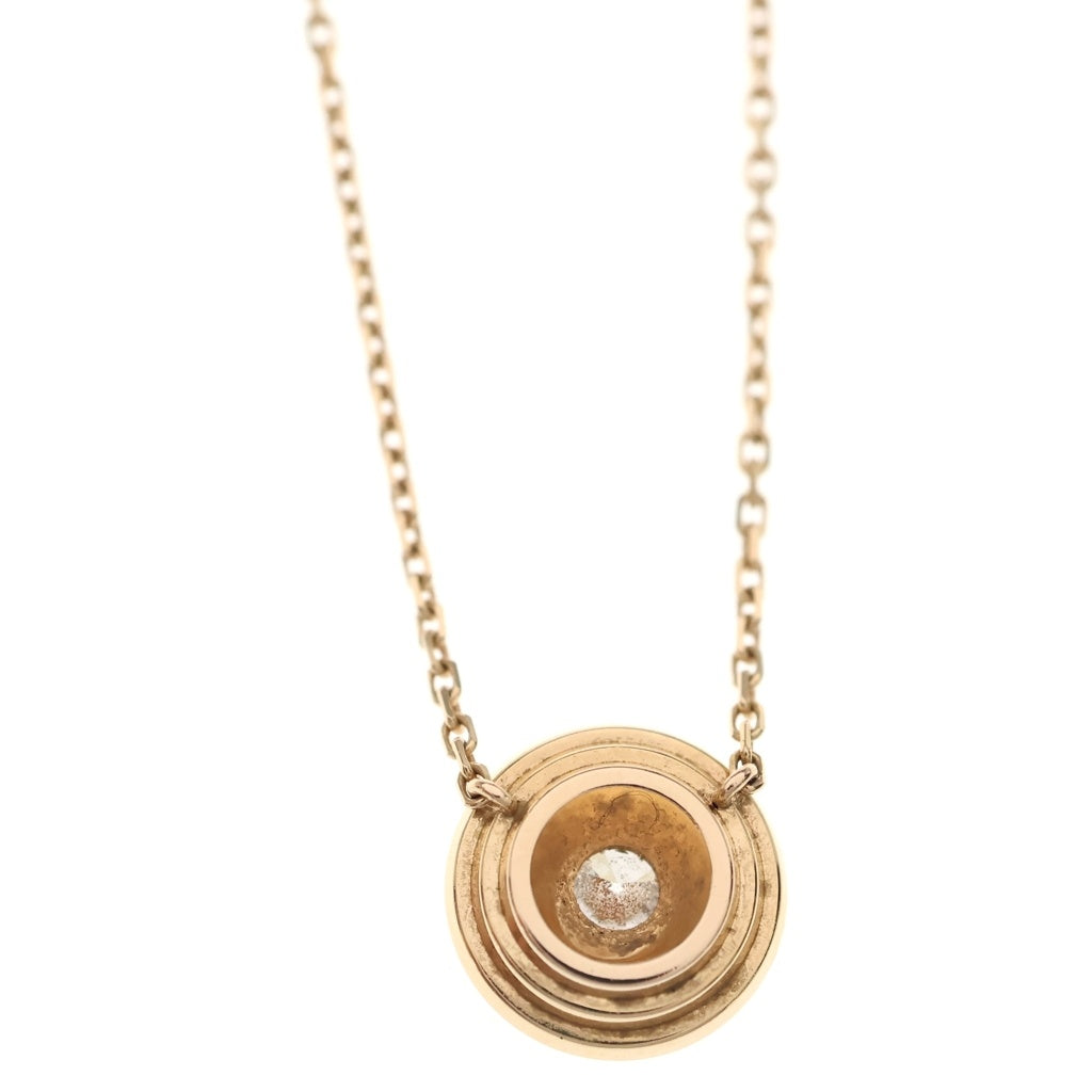 Cartier(カルティエ) ダムール パヴェダイヤ ネックレス ペンダント チェーン 750PG レディース