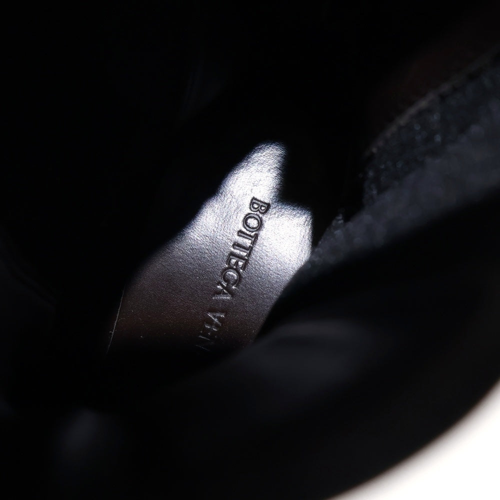 BOTTEGA VENETA(ボッテガヴェネタ) ラグ チェルシー レザー サイドゴア ヒール ショートブーツ ブラック レディース