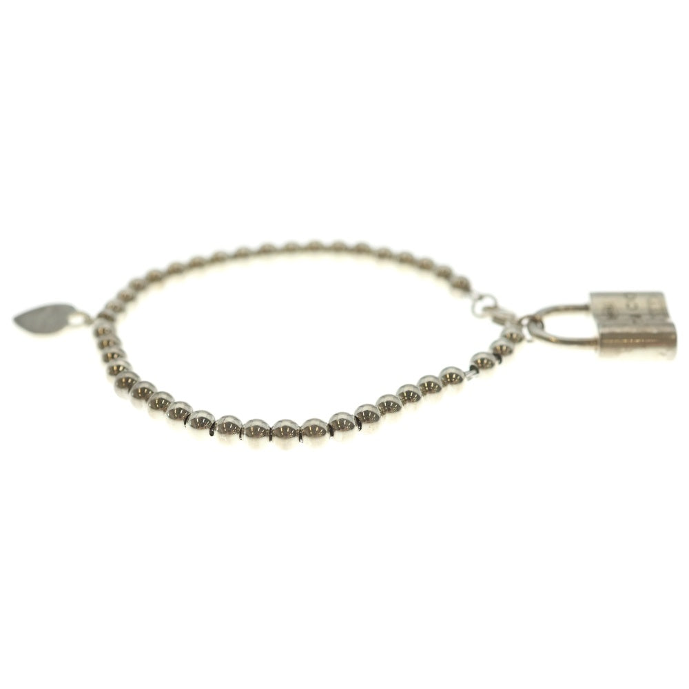 TIFFANY & Co.(ティファニー) ロックチャーム カデナ ビーズブレスレット シルバー 925
