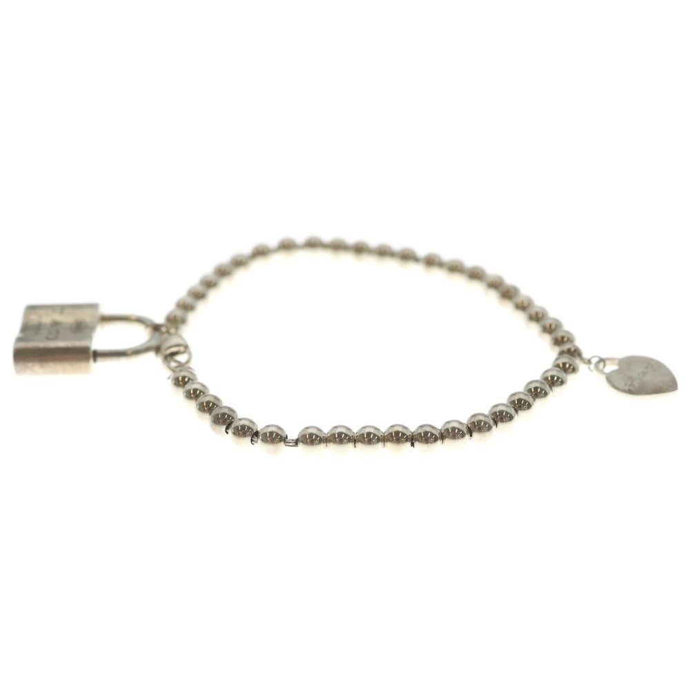 TIFFANY & Co.(ティファニー) ロックチャーム カデナ ビーズブレスレット シルバー 925