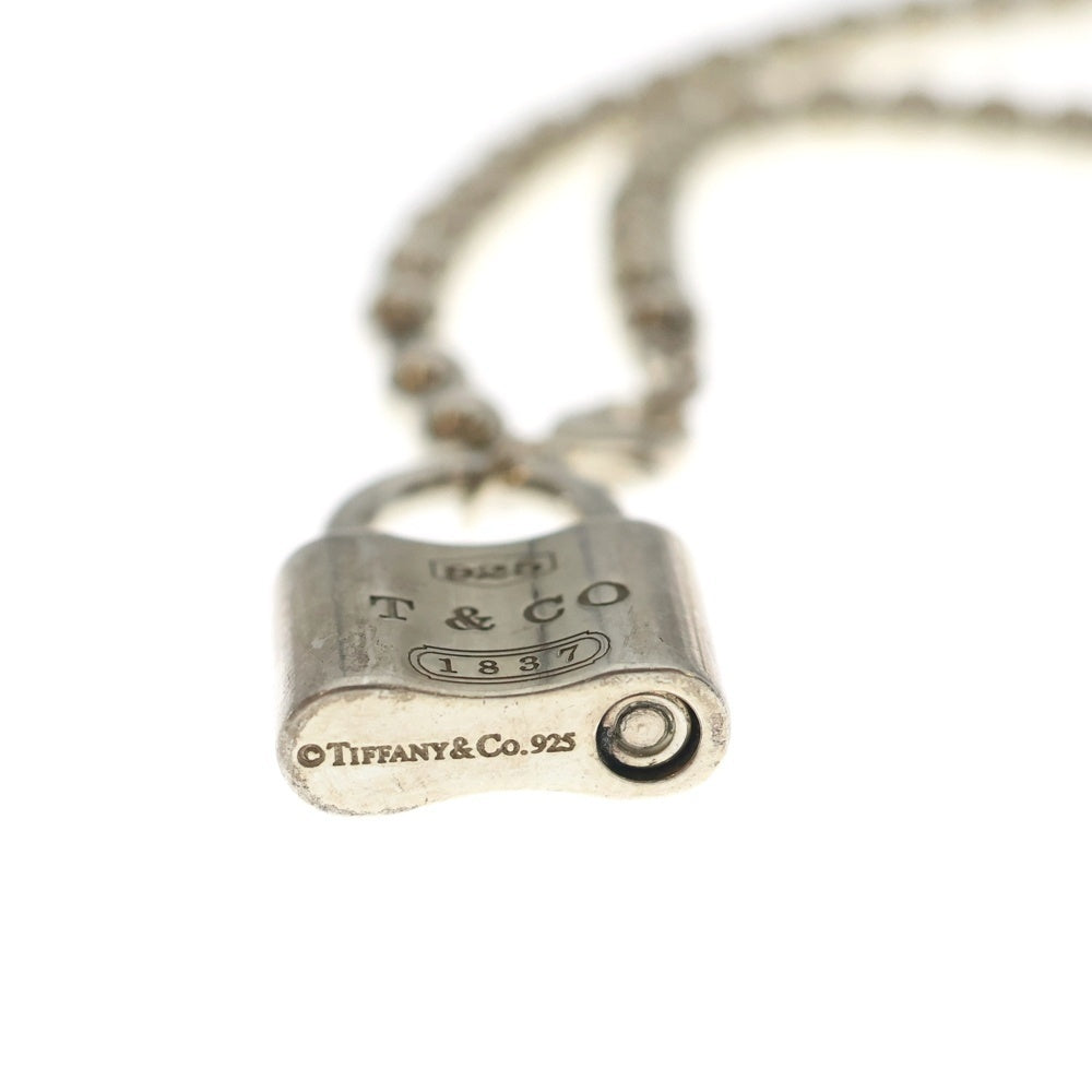 TIFFANY & Co.(ティファニー) ロックチャーム カデナ ビーズブレスレット シルバー 925