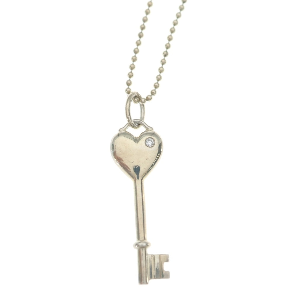 TIFFANY & Co.(ティファニー) ハートキー ネックレス ペンダント チェーン ボールチェーン SV925