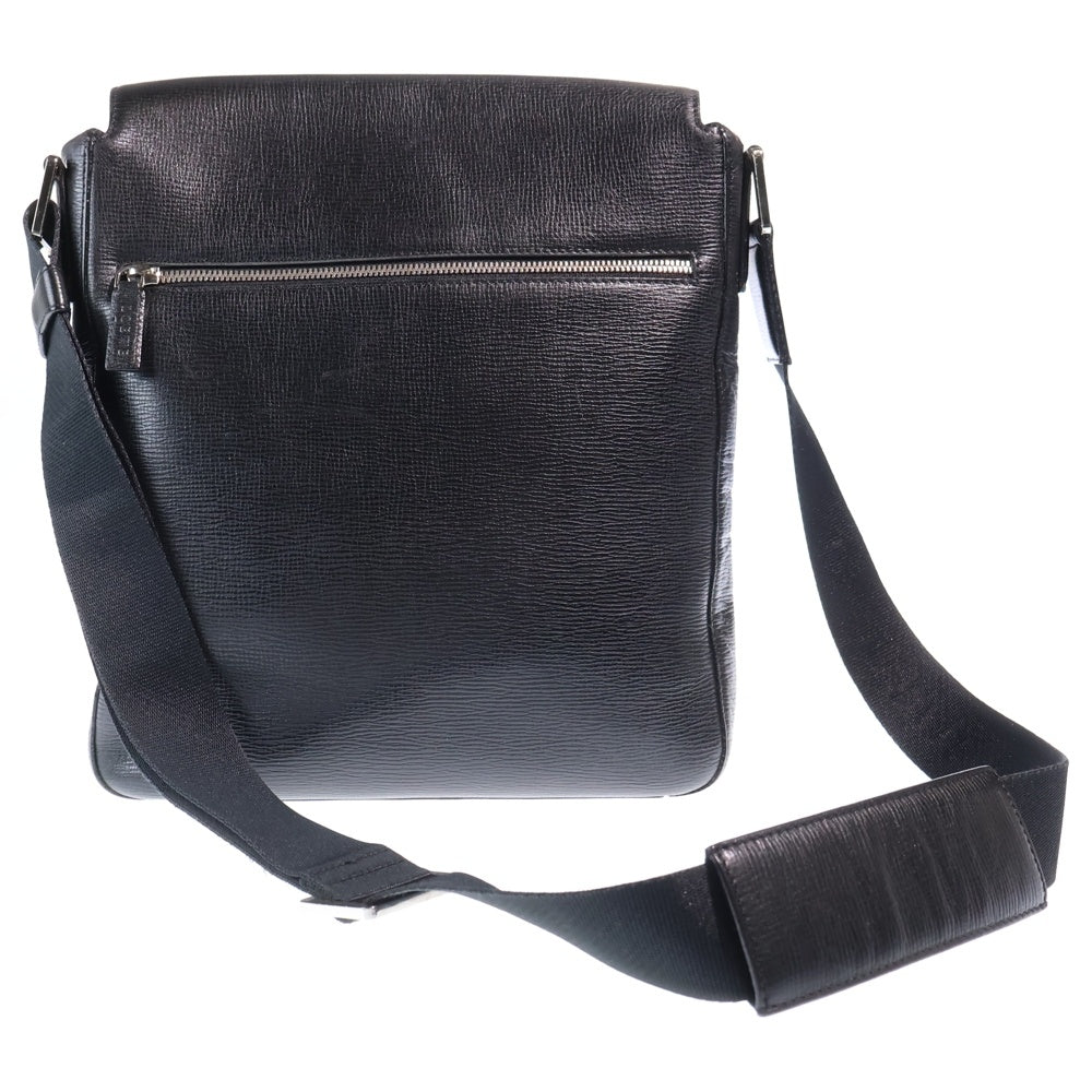 LOEWE(ロエベ) ショルダーバッグ ブラック レザー シルバー金具 レディース