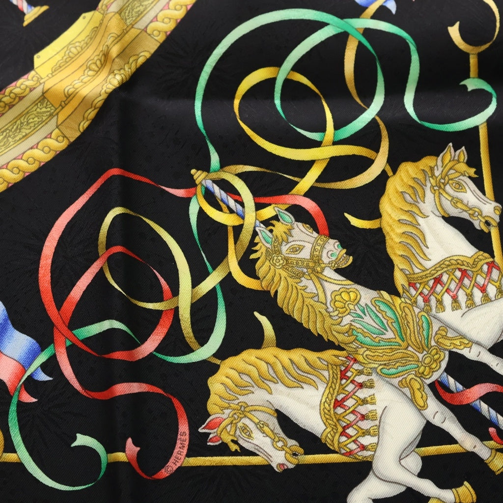 HERMES シルク スカーフ カレ90 エルメス)カレ90《ジグザグのサングルSangles en Zigzag》 (HERMES