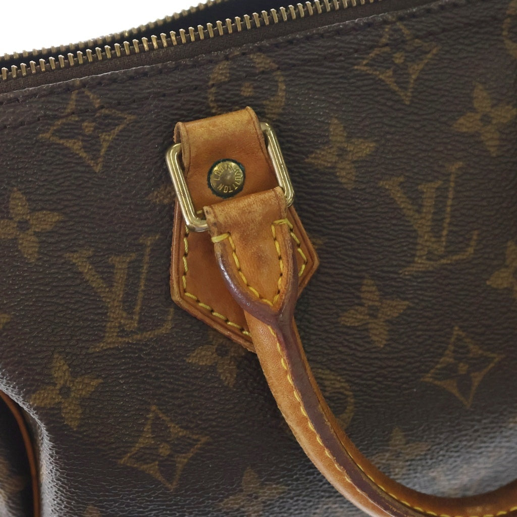 LOUIS VUITTON(ルイヴィトン) モノグラム スピーディ25 ハンドバッグ ミニボストンバッグ ブラウン レザー×PVC M41528 ゴールド金具 レディース