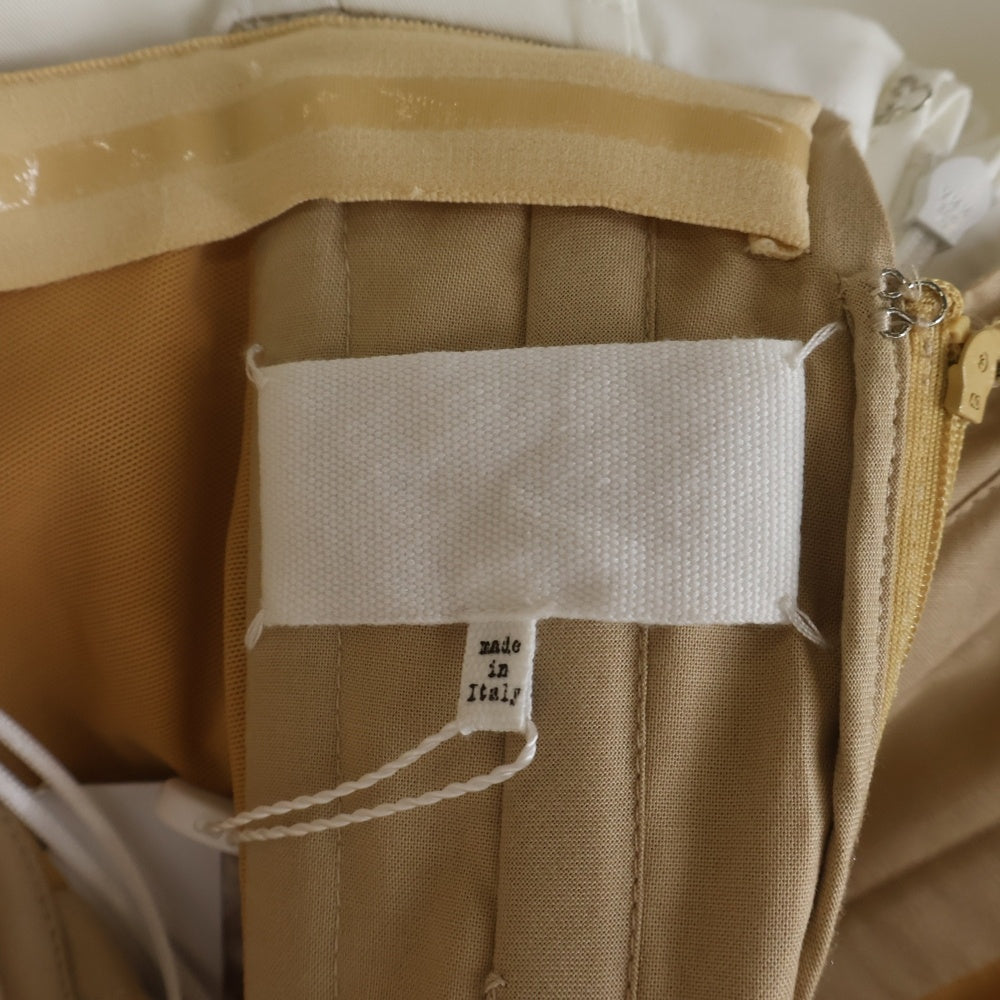 Maison Martin Margiela(メゾンマルタンマルジェラ) 20SS 白タグ アーティザナル スラックス反転デザイン Vネックワンピース ドレス ホワイト レディース S29CT0945