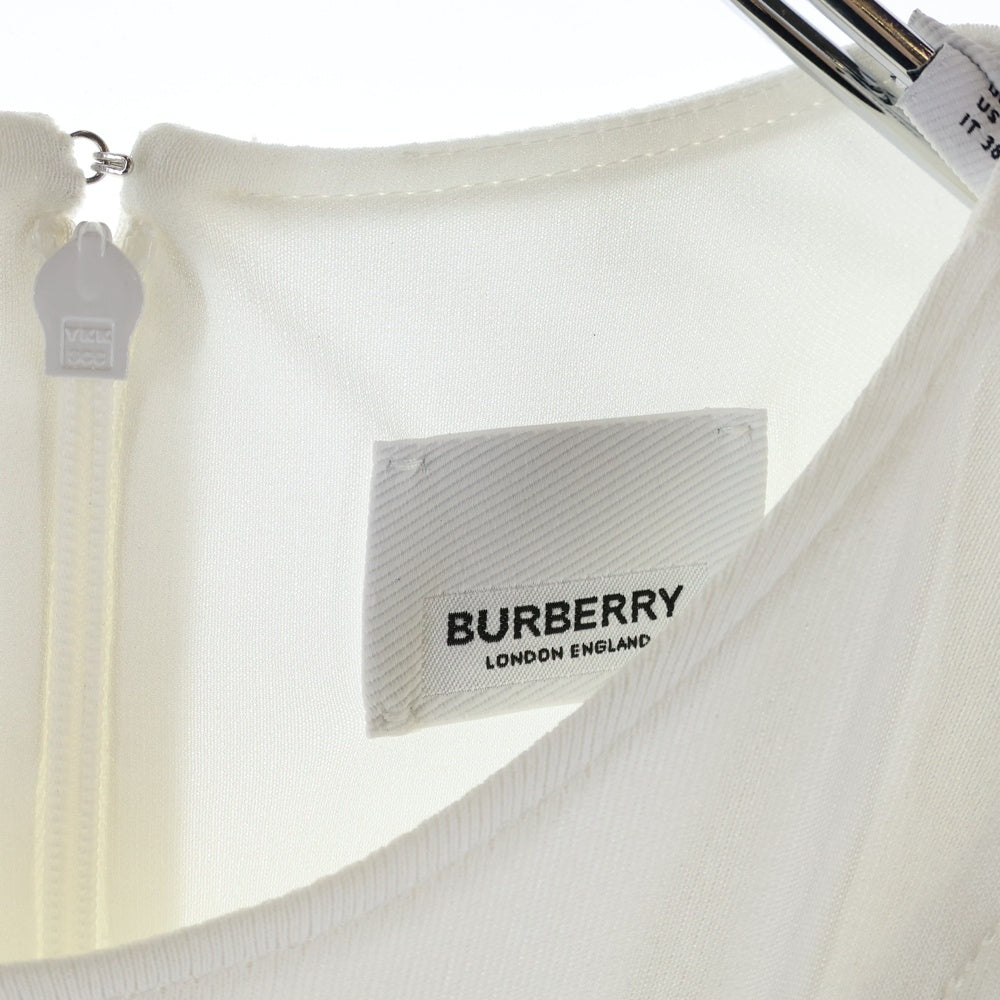 BURBERRY(バーバリー) ギャザーデザイン ロングスリーブ 長袖ブラウス カットソー ホワイト レディース 8014263