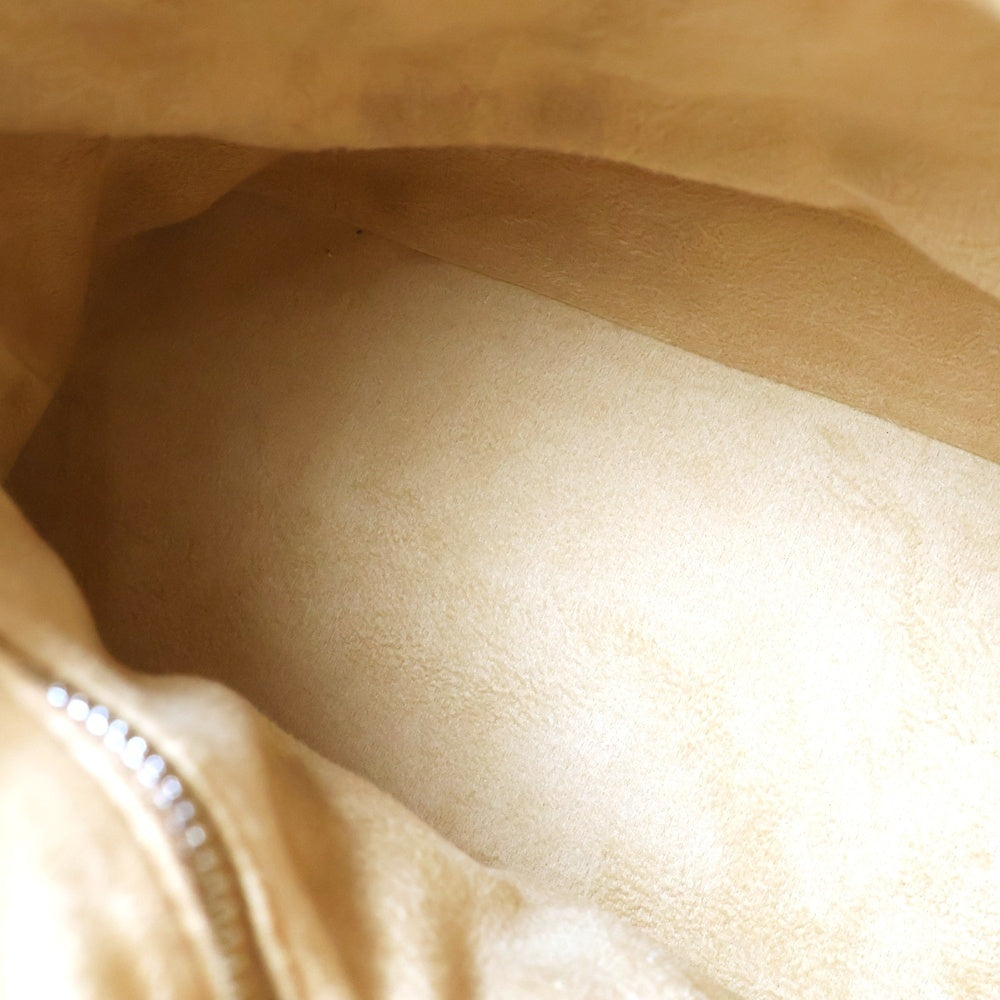 Maison Margiela(メゾンマルジェラ) 5AC ミニ 2WAYバッグ ショルダーバッグ ハンドバッグ ベージュ×レザー シルバー金具 レディース