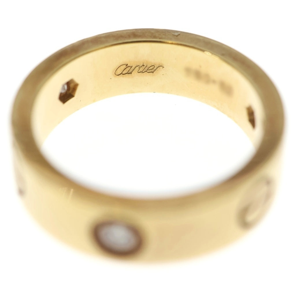 Cartier(カルティエ) ラブ リング 3PD ダイヤ リング ゴールド 750YG レディース
