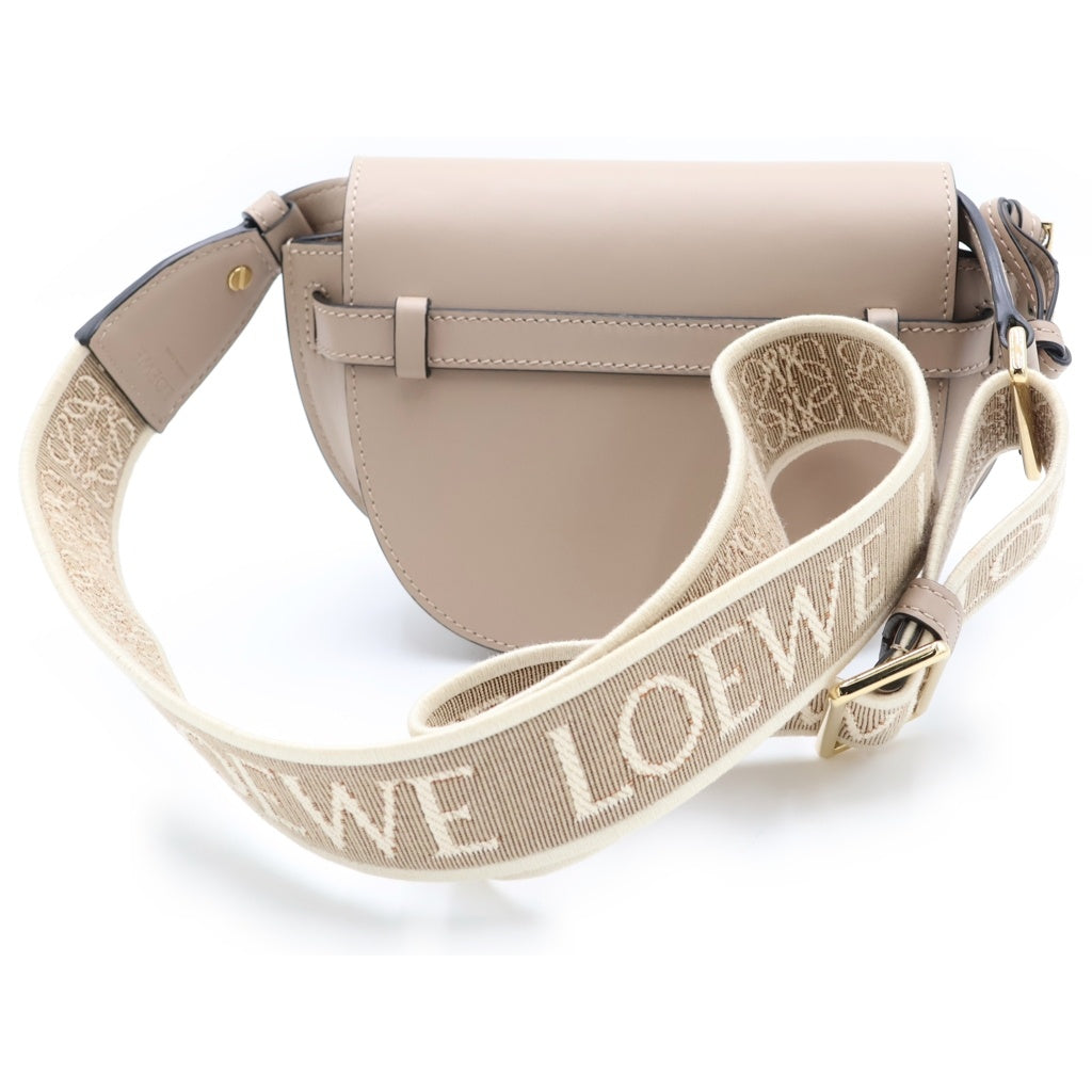 LOEWE(ロエベ) ゲート ミニ ショルダーバッグ ベージュ レザー