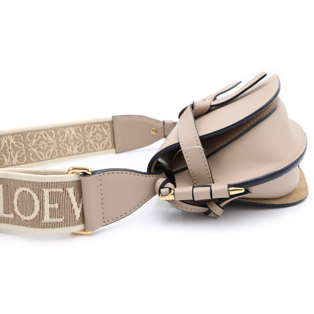LOEWE(ロエベ) ゲート ミニ ショルダーバッグ ベージュ レザー