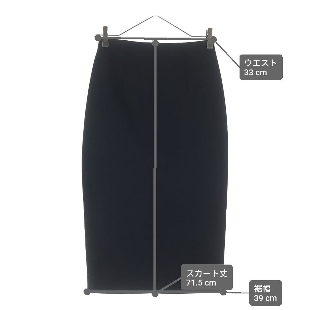 THE ROW ザロウ タイトスカート ストレッチ ブラック S USA製 THE ROW(ザロウ) イージー ストレッチ タイト ミディアムスカート
