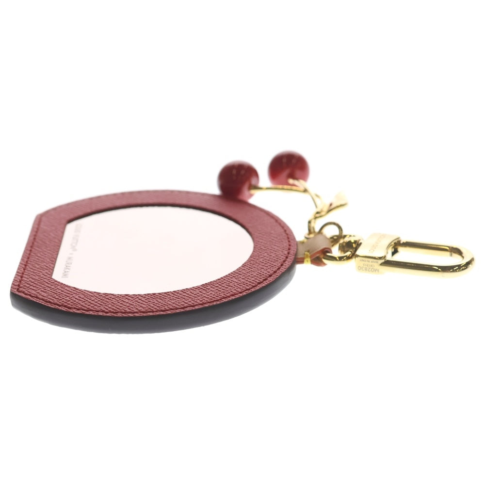 LOUIS VUITTON(ルイヴィトン) ×TM バッグチャーム LVミニミラー チェリー バッグチャーム ブラウン×レッド M02830 ゴールド金具 レディース