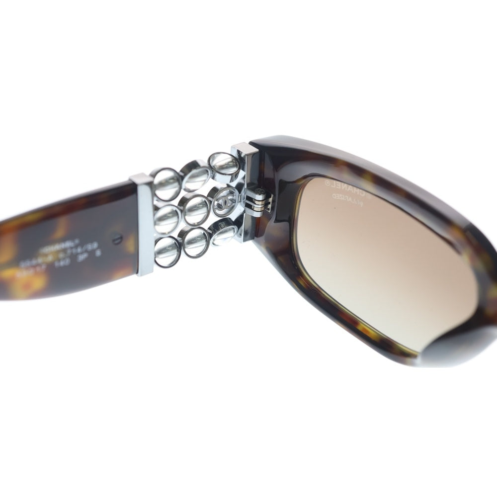 CHANEL(シャネル) オーバルシェイプ サングラス ブラウンフレーム ブラウンレンズ アセテート 53□17 5544-A レディース