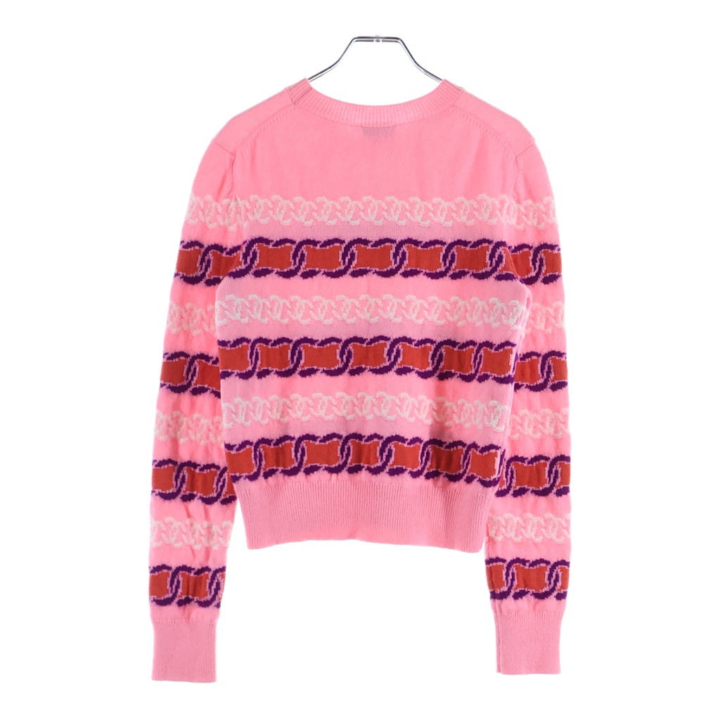 CHANEL(シャネル) カシミヤ混 ココマーク ニット ピンク #34 P75775K10913 レディース