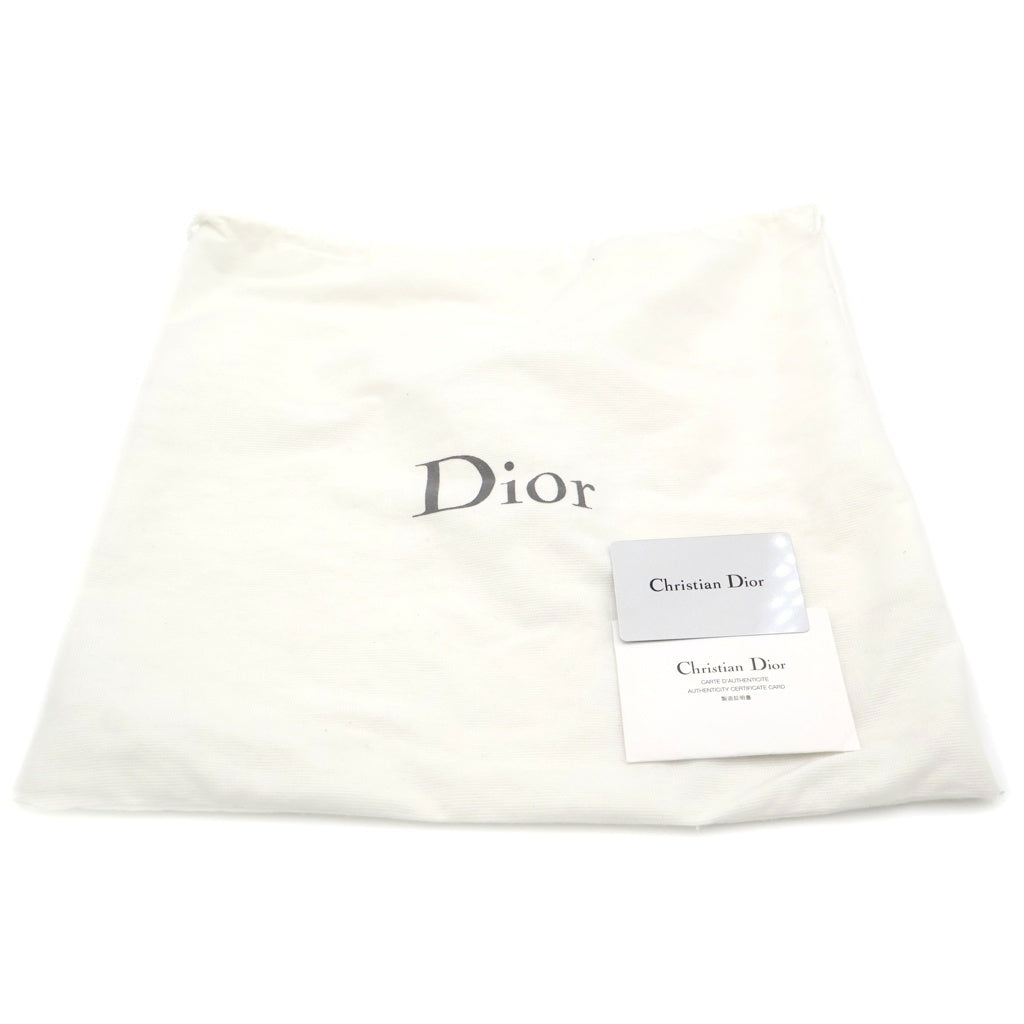 Christian Dior(クリスチャンディオール) カナージュ ワンショルダーバッグ ハンドバッグ ピンク レザー シルバー金具 レディース