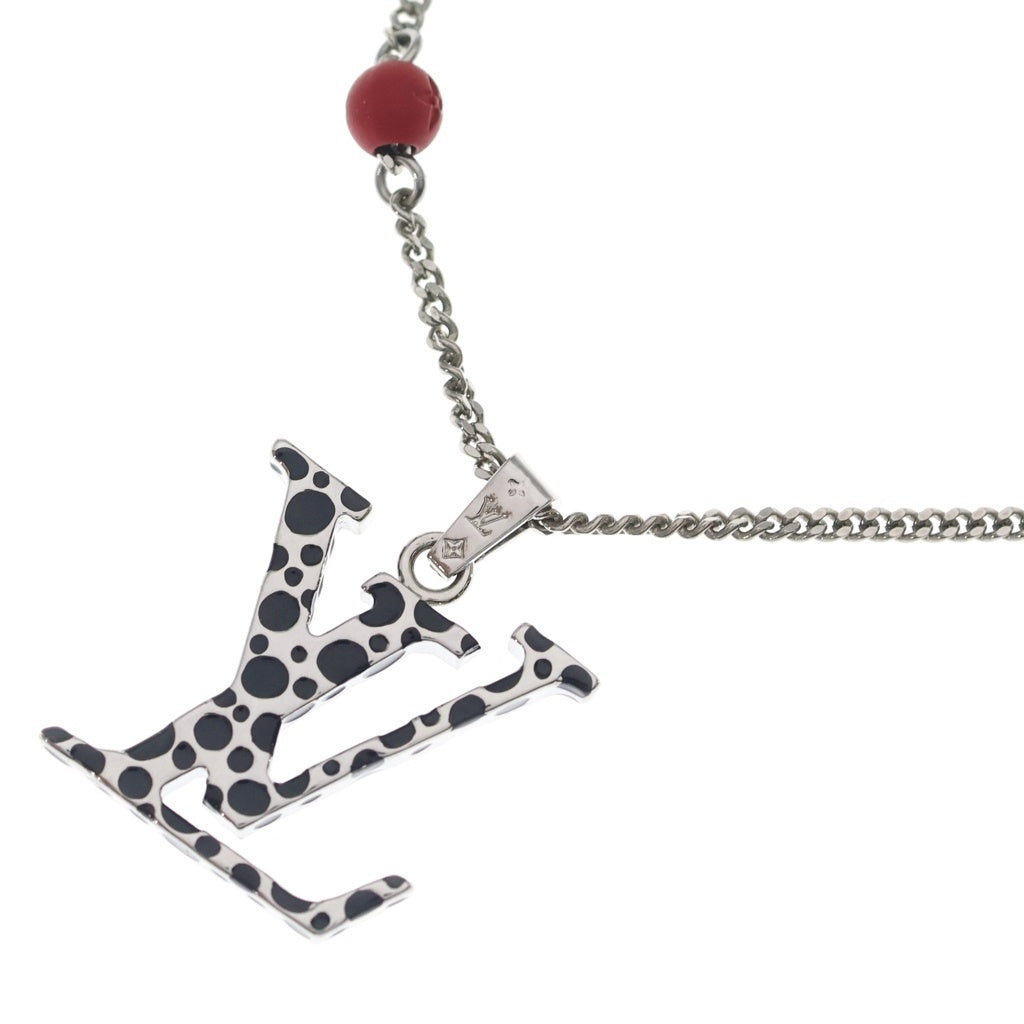 LOUIS VUITTON(ルイヴィトン) コリエ LVアイコニック インフィニティドット ネックレス ペンダント チェーン シルバー GP M01089 レディース