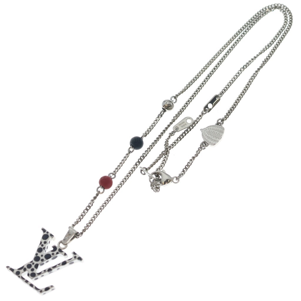 LOUIS VUITTON(ルイヴィトン) コリエ LVアイコニック インフィニティドット ネックレス ペンダント チェーン シルバー GP M01089 レディース