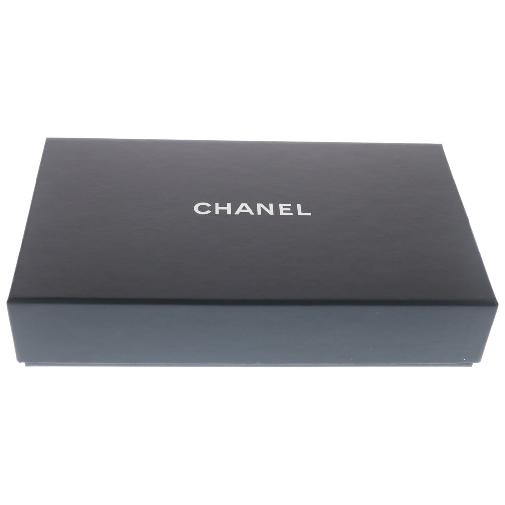CHANEL(シャネル) マトラッセ ラウンドファスナー長財布 ロングウォレット カードケース サーモンピンク オレンジ ラムスキン ゴールド金具 レディース