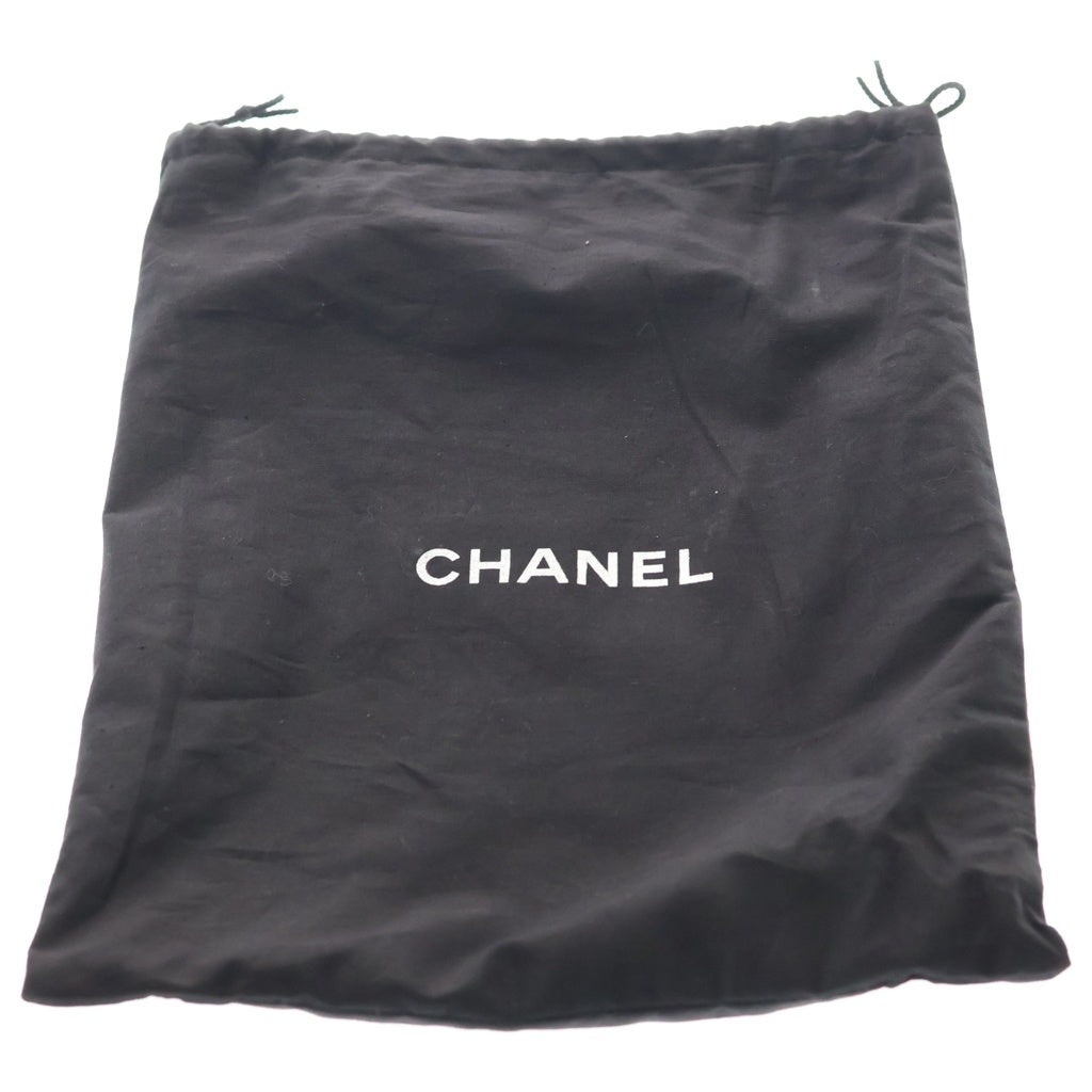 CHANEL(シャネル) マトラッセ25 ダブルフラップダブルチェーン ショルダーバッグ ブラック キャビアスキン レザー A01112 シルバー金具 レディース