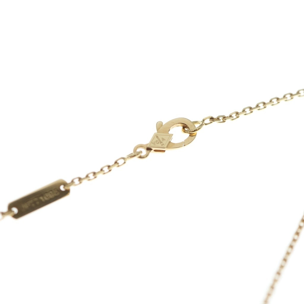Van Cleef & Arpels(ヴァンクリーフアンドアーペル) ヴィンテージアルハンブラ マザーオブパール ネックレス K18YG イエローゴールド VCARA45900 レディース